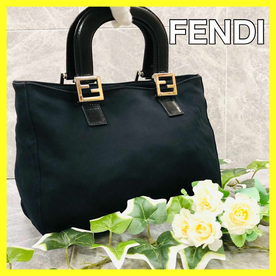 ⭐️美品⭐️ FENDI フェンディ　ハンドバッグ　ズッカ　レディース　美品