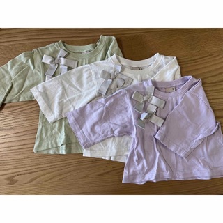 プティマイン(petit main)のプティマイン　Tシャツ　3枚セット　80センチ(Ｔシャツ)