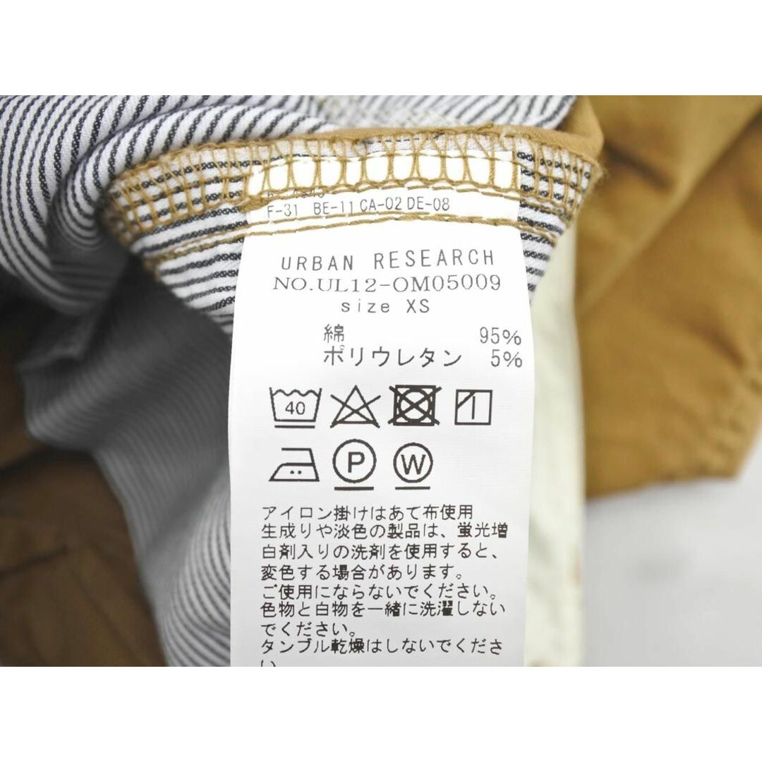 URBAN RESEARCH(アーバンリサーチ)のURBAN RESEARCH アーバンリサーチ チノ パンツ sizeXS/キャメル ■■ レディース レディースのパンツ(チノパン)の商品写真