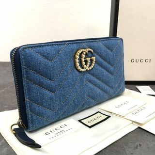 グッチ 財布（ブルー・ネイビー/青色系）の通販 700点以上 | Gucciを