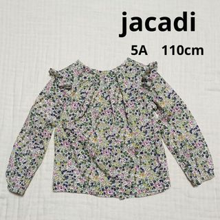 美品 jacadi ジャカディ リバティ ウィルトシャー ブラウス 綿100%