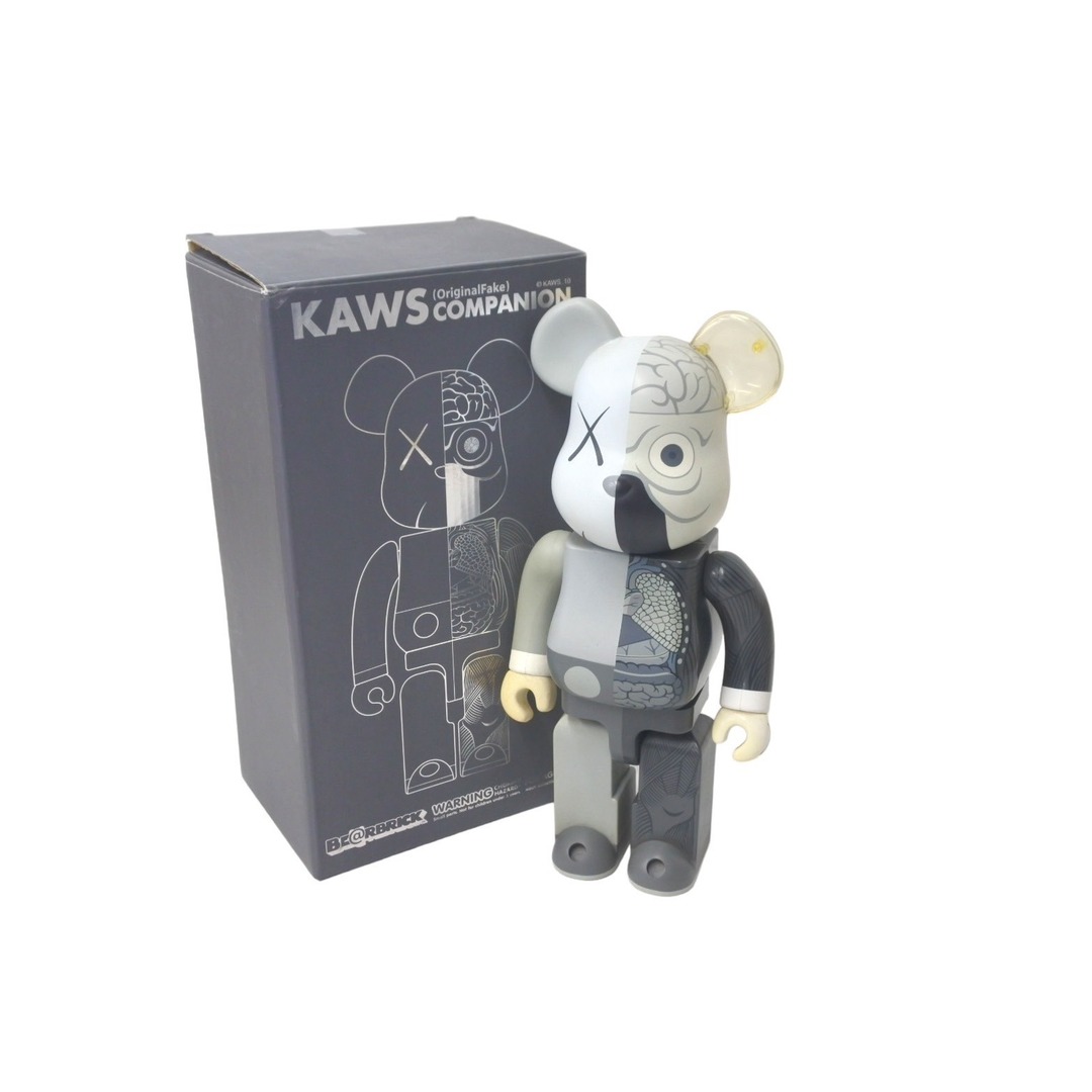 超激レア 本人サイン入り KAWS カウズ BE@RBRIK グレー 超激レア 本人サイン入り KAWS カウズ BE@RBRIK グレー