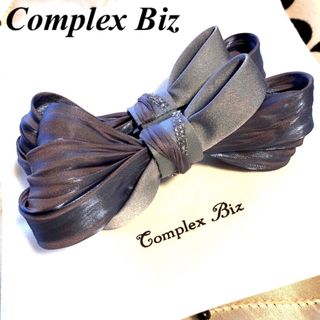 コンプレックスビズ(Complex Biz)のコンプレックスビズ　完売カラー♡23100円♡シュカブラリボン♡バナナクリップ(バレッタ/ヘアクリップ)