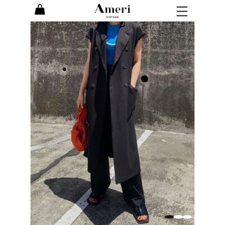 Ameri VINTAGE - AMERI NONNA KNIT VEST ニット ベスト ジレ ロング Ameri VINTAGE - AMERI NONNA KNIT VEST ニット ベスト ジレ ロング