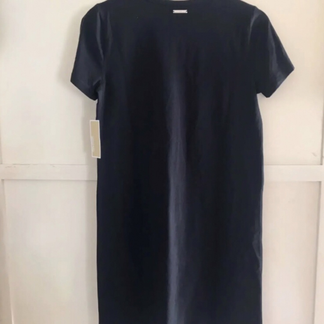 Michael Kors(マイケルコース)のレア 新品 マイケルコース USA レディース Tシャツ XS ワンピース 黒 レディースのトップス(Tシャツ(半袖/袖なし))の商品写真