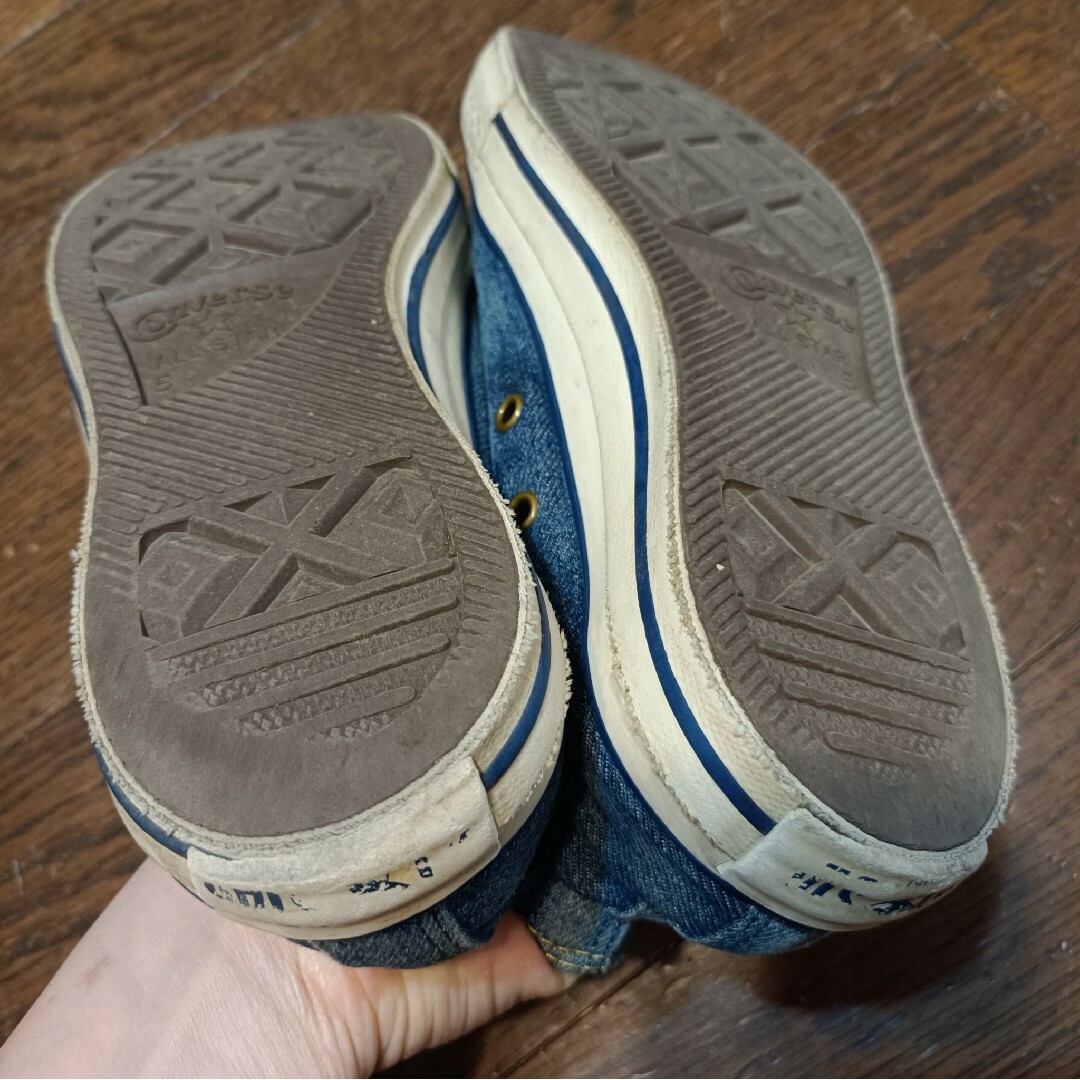 ALL STAR（CONVERSE）(オールスター)のコンバースオールスター ハイカットデニム サイズ5 レディースの靴/シューズ(スニーカー)の商品写真