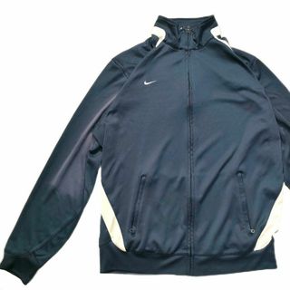 NIKE - 【Nike】ナイキ　ネイビー　トラックジャケット　Lサイズ　ジャージ