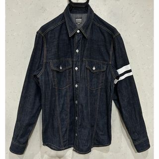 モモタロウジーンズ(MOMOTARO JEANS)の＊桃太郎ジーンズ 出陣 濃紺 メタルボタン デニム 長袖ワークシャツ 40(シャツ)