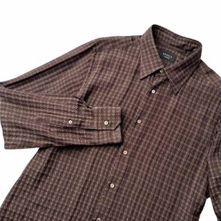 EPOCA UOMO - 美品 EPOCA UOMO エポカ ウォモ レーヨン 長袖 シャツ 48 (L)