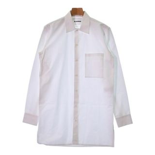 ジルサンダー(Jil Sander)のJIL SANDER ジルサンダー ドレスシャツ 37(XS位) 白 【古着】【中古】(シャツ)