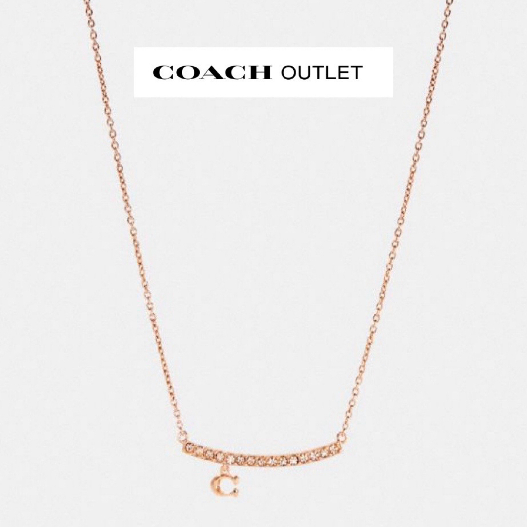 COACH(コーチ)のCOA005P1  COACHコーチ　ネックレス レディースのアクセサリー(ネックレス)の商品写真