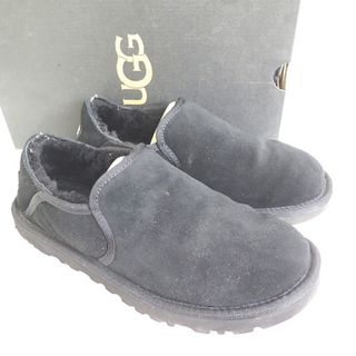 アグ(UGG)のUGG KENTON 3010 ムートン スリッポン 7/25cm ブラック(スリッポン/モカシン)