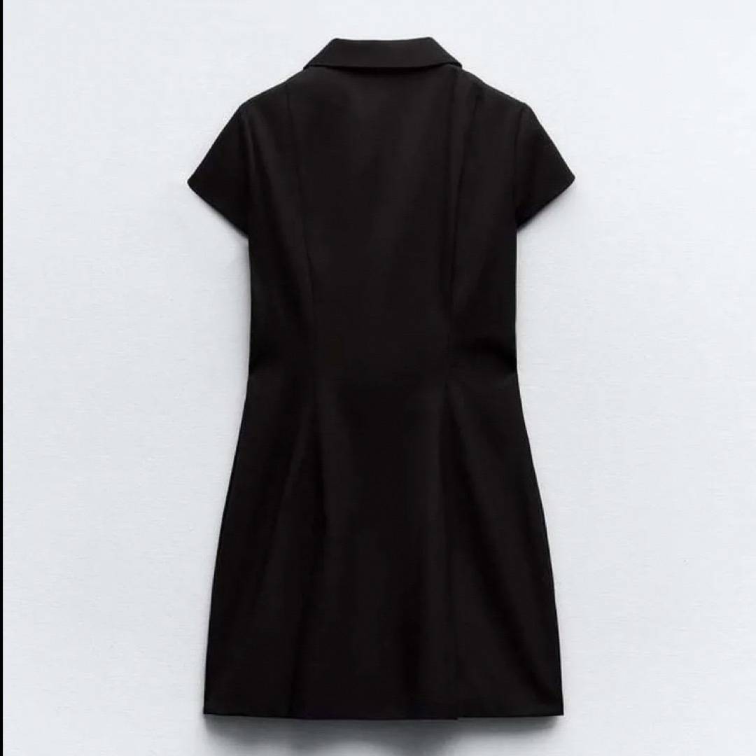 ZARA ボックスプリーツシャツワンピース ZARA ボックスプリーツシャツワンピース