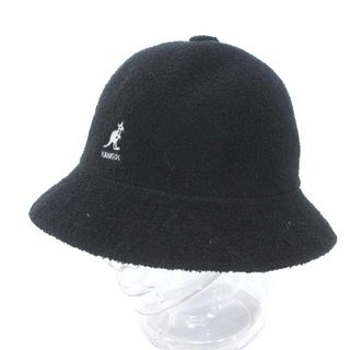 KANGOL - カンゴール 0397BC バケットハット パイル ロゴ 刺繍 ブラック 黒 XL