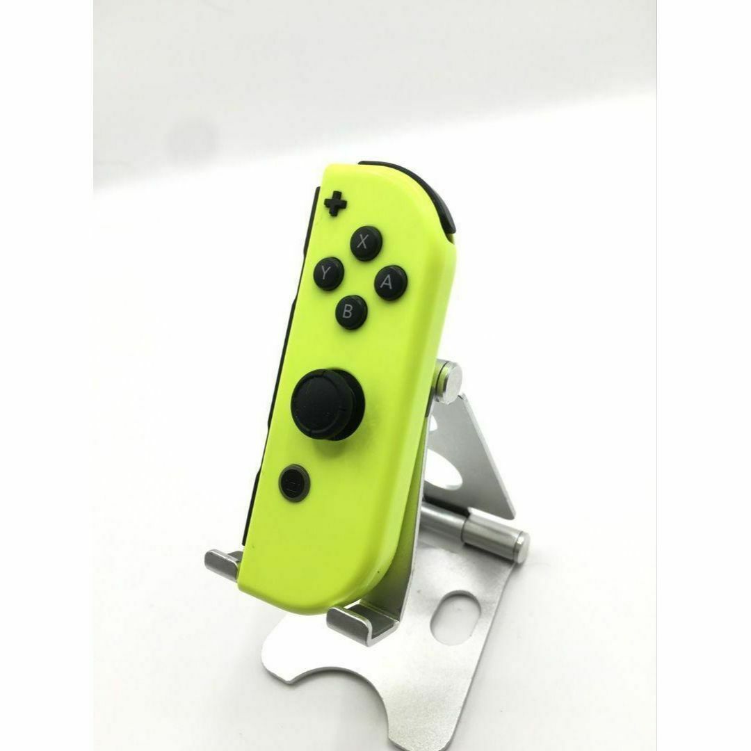 Nintendo Switch(ニンテンドースイッチ)のジョイコン ネオンイエロー 右 R スイッチ d-554 エンタメ/ホビーのゲームソフト/ゲーム機本体(その他)の商品写真