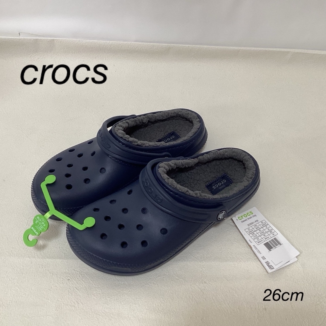 crocs(クロックス)の⭐︎新品未使用⭐︎crocs サンダル　ボア付き203591-459 メンズの靴/シューズ(サンダル)の商品写真