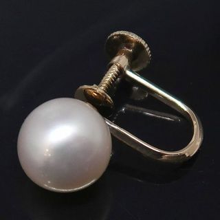 ミキモト(MIKIMOTO)のMIKIMOTO ミキモト パール K10 イヤリング アコヤ真珠　片方のみ(イヤリング)