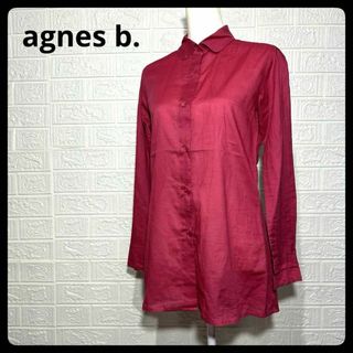 アニエスベー(agnes b.)のagnes b. アニエスベー　レディース　長袖シャツ　透け感　薄手　オシャレ(シャツ/ブラウス(長袖/七分))