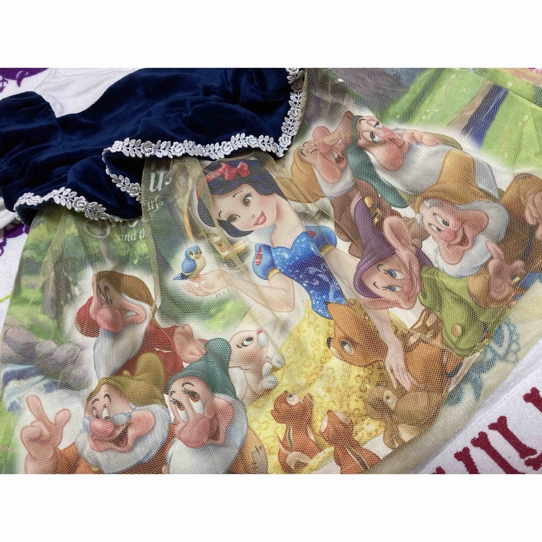 Disney(ディズニー)の激カワ 白雪姫 ドレス 誕生日ドレス 100 キッズ/ベビー/マタニティのキッズ服女の子用(90cm~)(ワンピース)の商品写真