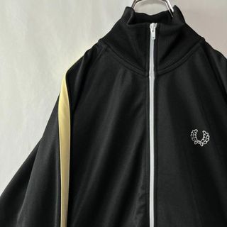 フレッドペリー(FRED PERRY)のフレッドペリー　トラックジャケット　ワンポイントロゴ　ポルトガル製　L　ブラック(ジャージ)