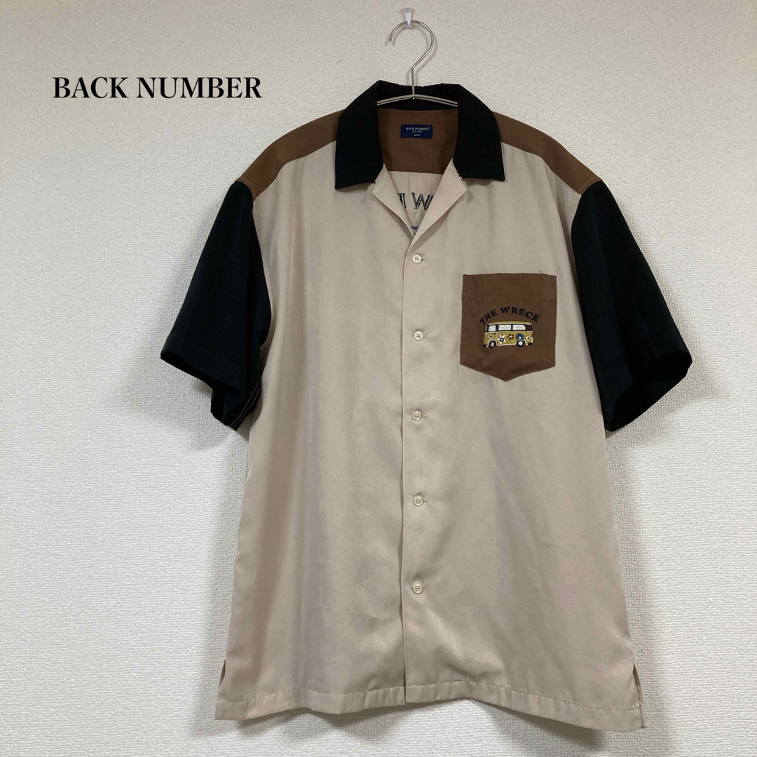 BACK NUMBER(バックナンバー)の希少 バックナンバー ボーリングシャツ オープンカラー メンズのトップス(シャツ)の商品写真