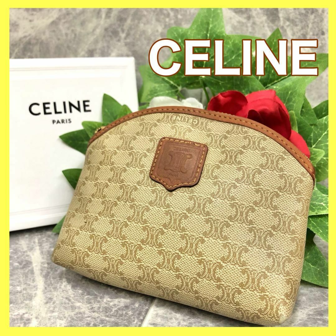 celine - ⭐️美品⭐️ CELINE セリーヌ ポーチ マカダム ブラウン 茶