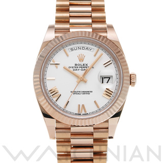 ロレックス(ROLEX)の中古 ロレックス ROLEX 228235 ランダムシリアル ホワイト メンズ 腕時計(腕時計(アナログ))