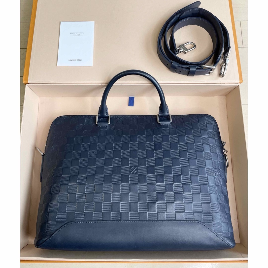 LOUIS VUITTON(ルイヴィトン)のLouis Vuitton Avenue アンフィニ ブリーフ 濃紺 メンズのバッグ(ビジネスバッグ)の商品写真