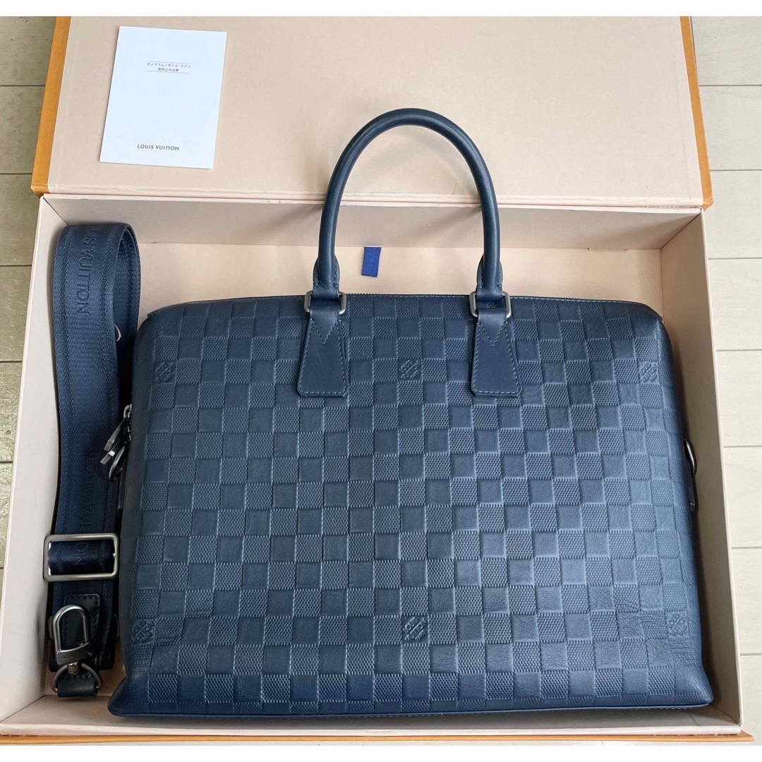 LOUIS VUITTON(ルイヴィトン)のLouis Vuitton PDJ ダミエアンフィニ ブリーフケース メンズのバッグ(ビジネスバッグ)の商品写真