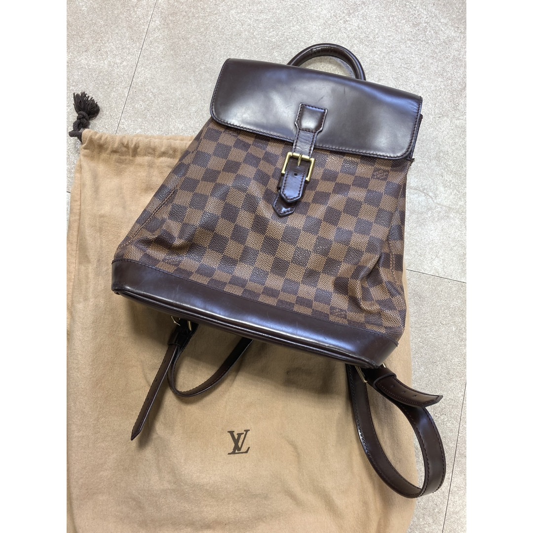 ルイヴィトン　LOUIS VUITTON　ダミエ　リュック　ソーホー