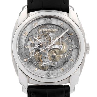 ヴァシュロンコンスタンタン(VACHERON CONSTANTIN)のヴァシュロンコンスタンタン ケ・ド・リル・デイデイト＆パワーリザーブ・オートマティック 85050/000D-9341 メンズ 中古 腕時計(腕時計(アナログ))