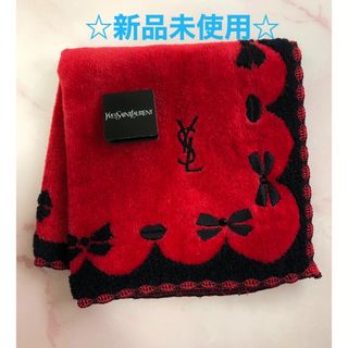 イヴサンローラン(Yves Saint Laurent)の☆新品未使用☆イヴサンローラン 廃盤 ミニタオル ハンカチ(ハンカチ)