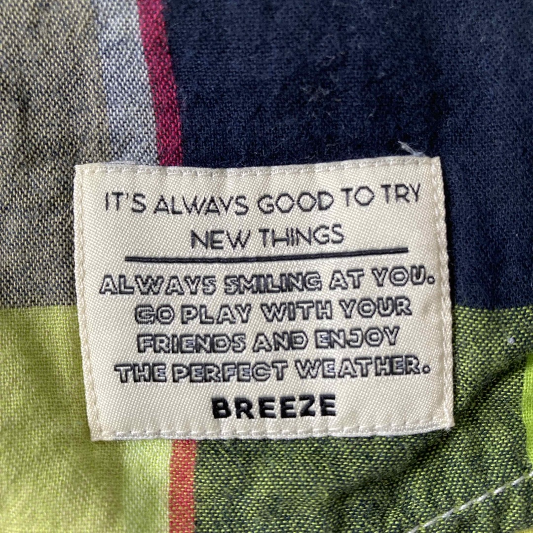 BREEZE - チェックシャツ リバーシブル 140㎝の通販 by ぱと's shop