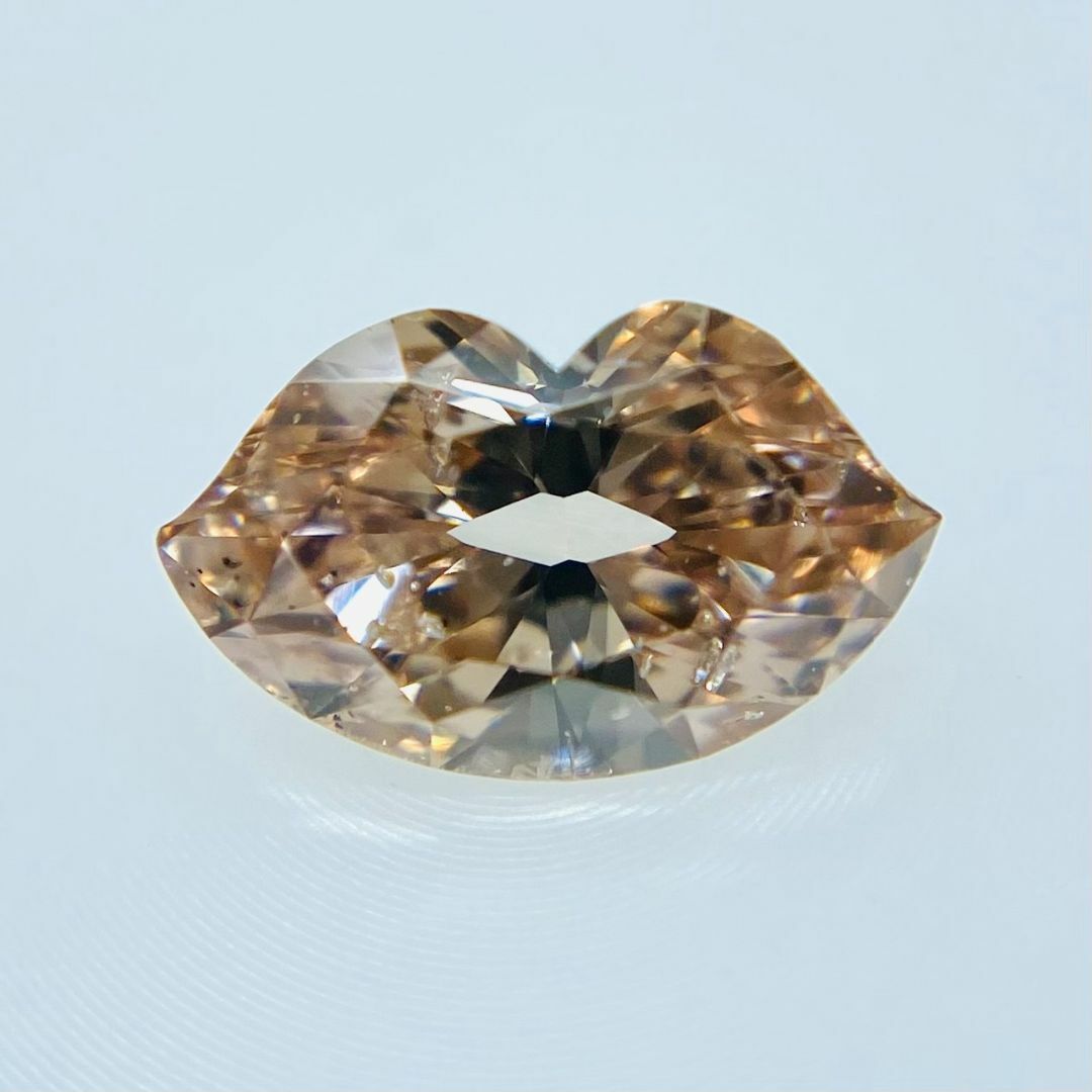 FANCY BROWNISH ORANGY PINK 0.403ct LIP レディースのアクセサリー(その他)の商品写真