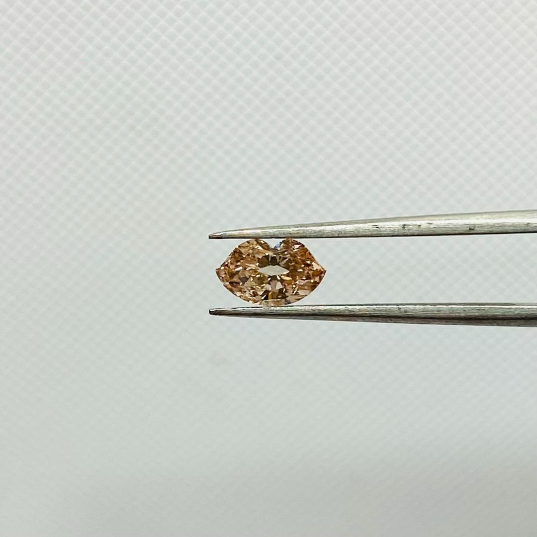 FANCY BROWNISH ORANGY PINK 0.403ct LIP レディースのアクセサリー(その他)の商品写真