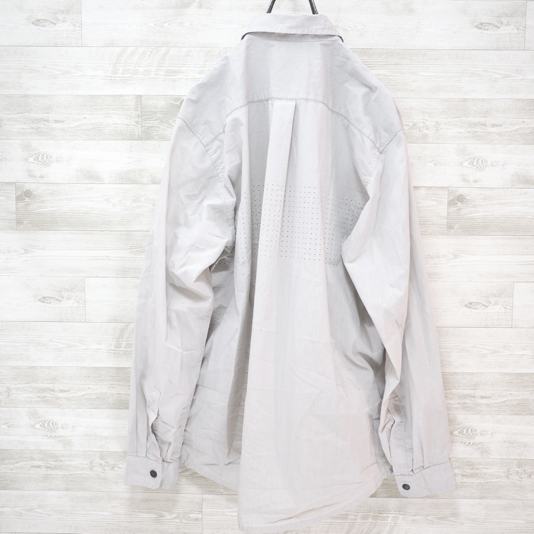 and wander(アンドワンダー)のand wander 20SS Laser Hole Shirt-Beige/4 メンズのトップス(シャツ)の商品写真