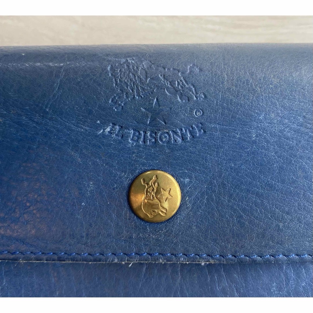 IL BISONTE(イルビゾンテ)の【IL BISONTE】イルビゾンテ　コバルトブルー　長財布 レディースのファッション小物(財布)の商品写真