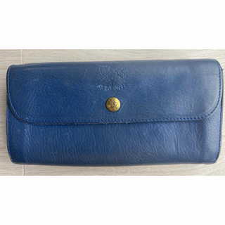 イルビゾンテ(IL BISONTE) 財布(レディース)（ブルー・ネイビー/青色系 