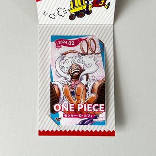 ワンピース(ONE PIECE)のジャンプショップ　特典　ミニ　ブロマイド　ワンピース　モンキー•D•ルフィ(キャラクターグッズ)