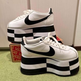 ナイキ(NIKE)の【美品】希少 23cm コムデギャルソン ナイキ コルテッツ 厚底 スニーカー(スニーカー)