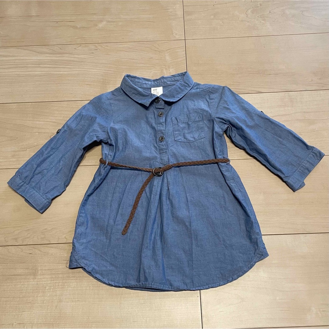 H&M(エイチアンドエム)のワンピース まとめ売り 80 キッズ/ベビー/マタニティのベビー服(~85cm)(ワンピース)の商品写真