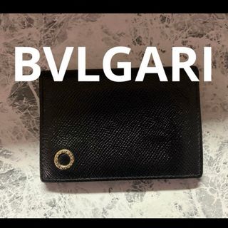 BVLGARI - 【中古】BVLGARI ブルガリ マン レザー ビジネスカード