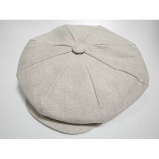 ニューヨークハット(NEW YORK HAT)のニューヨークハット米国製Linen Big Appleリネン大ぶりOatmeal(キャスケット)