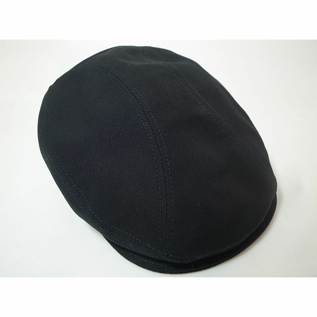 NEW YORK HAT(ニューヨークハット)のニューヨークハットUSA製Canvas 1900コットン素材ブラック黒XXL新品 メンズの帽子(ハンチング/ベレー帽)の商品写真