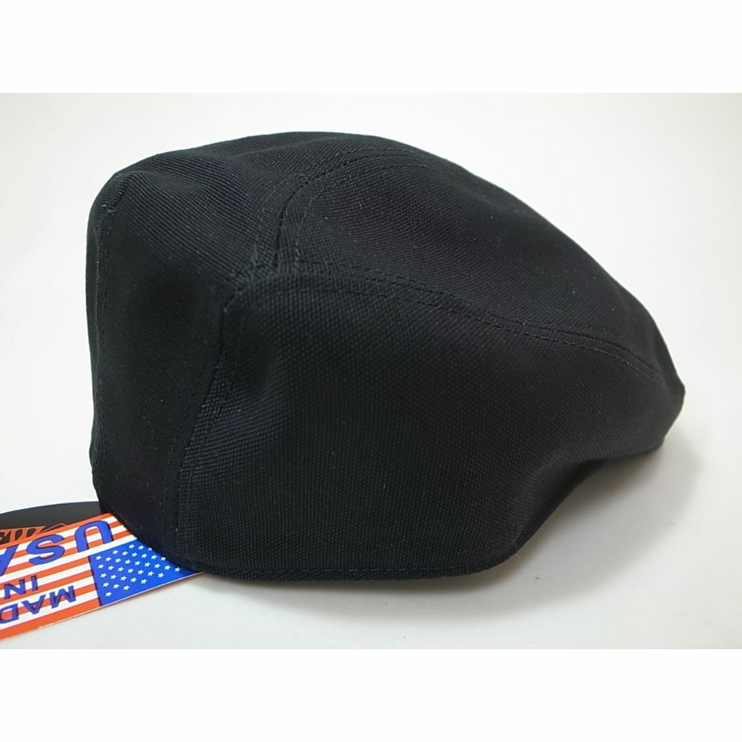 NEW YORK HAT(ニューヨークハット)のニューヨークハットUSA製Canvas 1900コットン素材ブラック黒XXL新品 メンズの帽子(ハンチング/ベレー帽)の商品写真