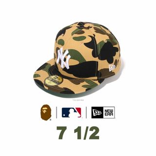 アベイシングエイプ(A BATHING APE)のBAPE MLB NEW ERA NEWYORK YANKEES (キャップ)