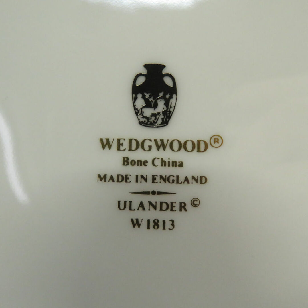 WEDGWOOD(ウェッジウッド)の美品 WEDGWOOD ウェッジウッド ユーランダーパウダールビー 中皿 3枚 セット 17cmプレート パン ケーキ デザート SM1820U  インテリア/住まい/日用品のキッチン/食器(食器)の商品写真