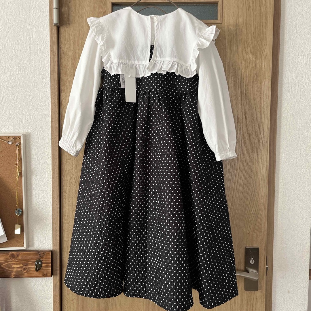 coca(コカ)の新品　coca ワンピース、フリルブラウスセット　140 キッズ/ベビー/マタニティのキッズ服女の子用(90cm~)(ワンピース)の商品写真