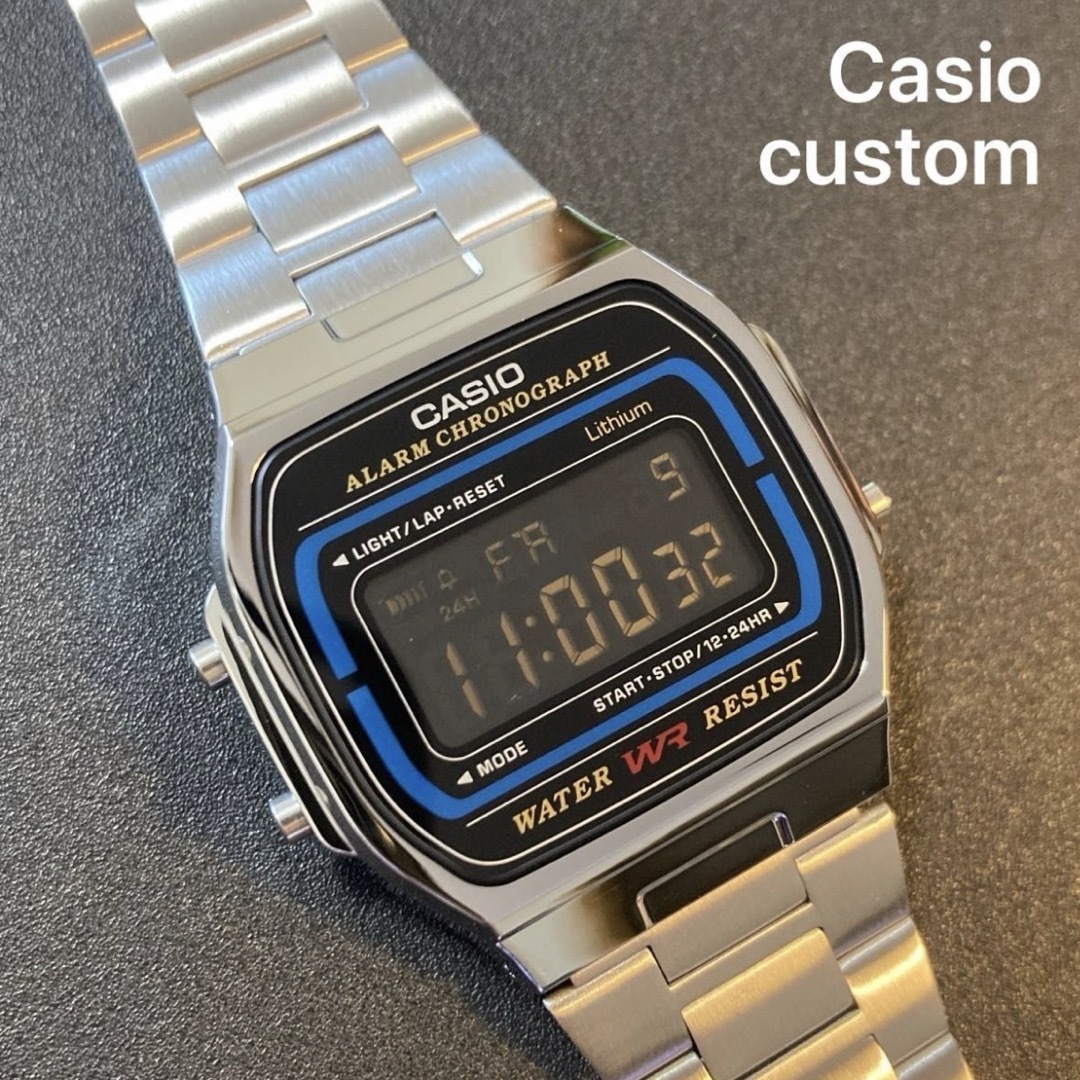 CASIO(カシオ)の【新品】カシオ チープカシオ デジタル 腕時計 黒 液晶反転 レトロ 調 メンズの時計(腕時計(デジタル))の商品写真