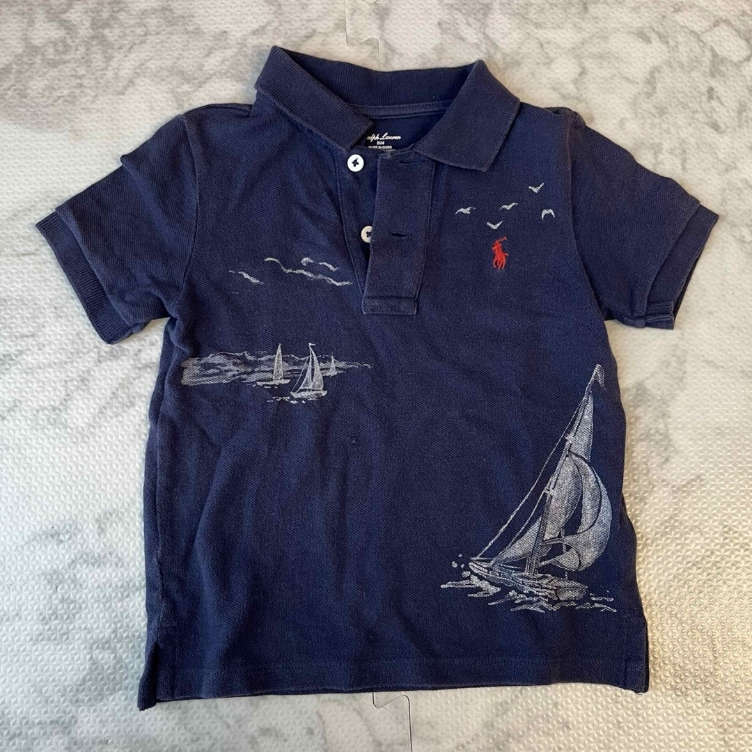 Ralph Lauren(ラルフローレン)のラルフローレン　ポロシャツ　90センチ　2枚セット キッズ/ベビー/マタニティのキッズ服男の子用(90cm~)(Tシャツ/カットソー)の商品写真